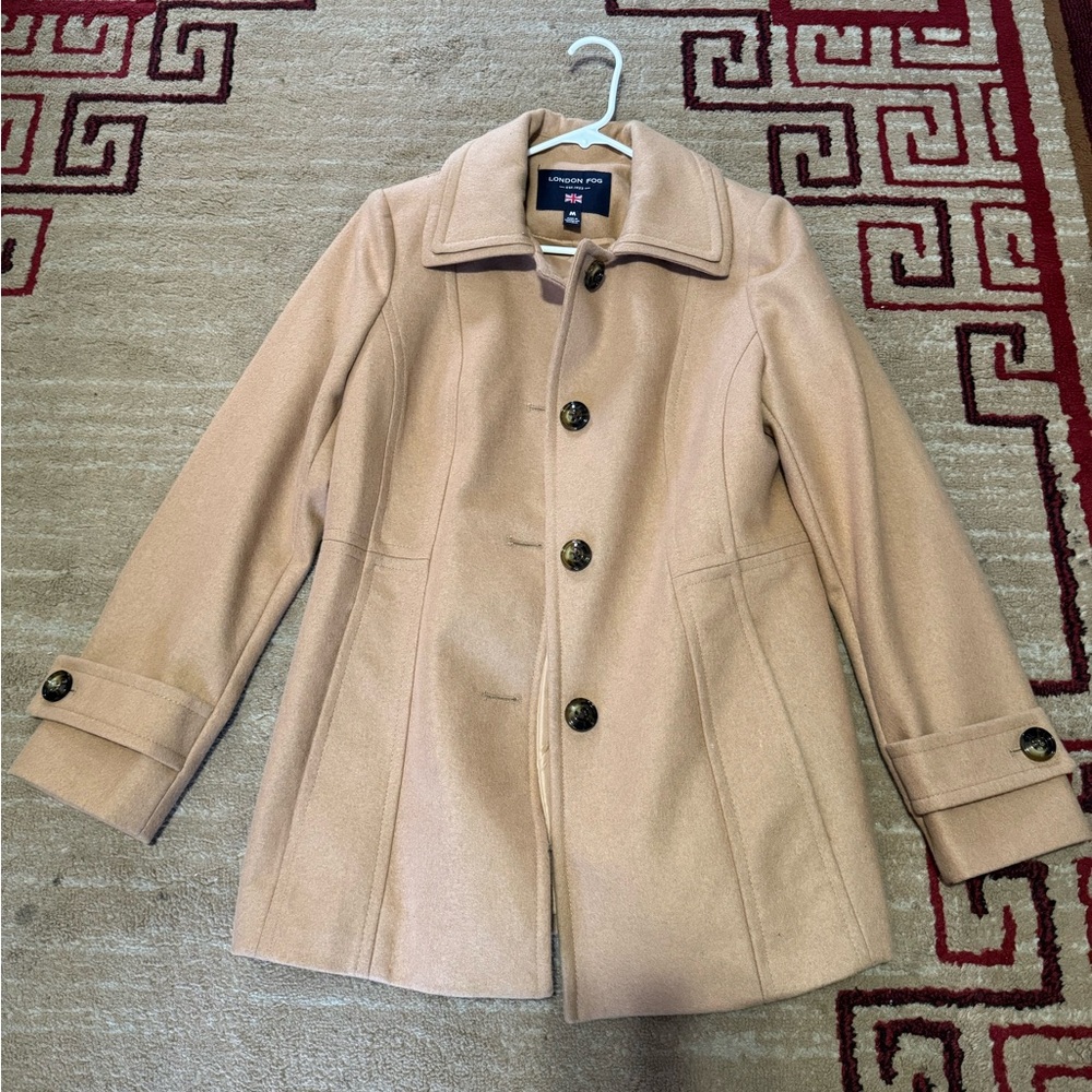 London Fog Women's Blend Peacoat